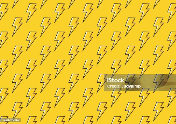 Thunder Sign Pattern Bolt Pattern Vector Thunder Pattern Wallpaper Free Space For Text ...
