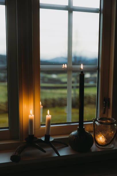 istock A cozy sunset moment with candlelight 1444704322