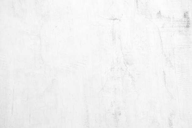 istock White Raw Concrete Wall Texture Background Suitable for Presentation and Web Templates with Space for Text. 1444719273