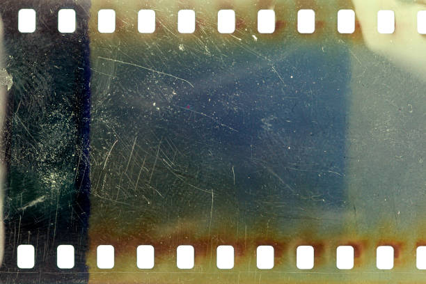 istock Dusty and grungy 35mm film texture or surface 1444723398