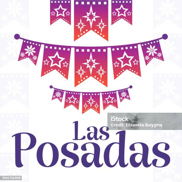 Posada Icon Las Posadas Vector Illustration Holiday Poster Stock Illustration ...