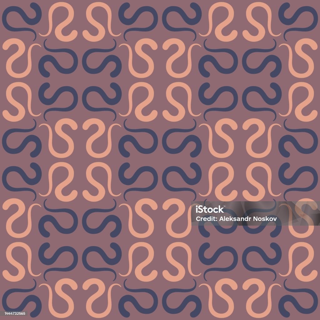Simplevtile Pattern Seamless Tile Pattern In Traditional Style Simple Abstract Spiral ...