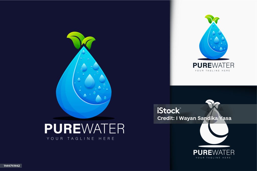 Pure Water Abstract Pure Water Design Vector Illustration Stock Illustration - Download ...
