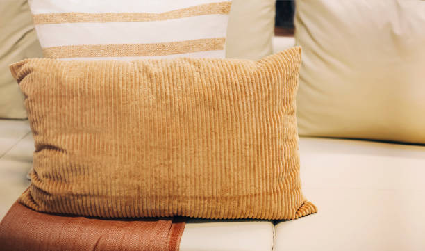 istock Cozy colorful pillows on couch 1444760625