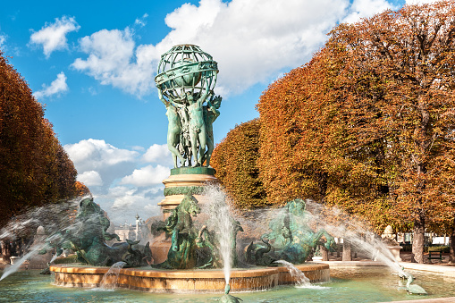 Fountain of the Four Dauphins or Place des Quatre Dauphins, Aix-en-Provence, France