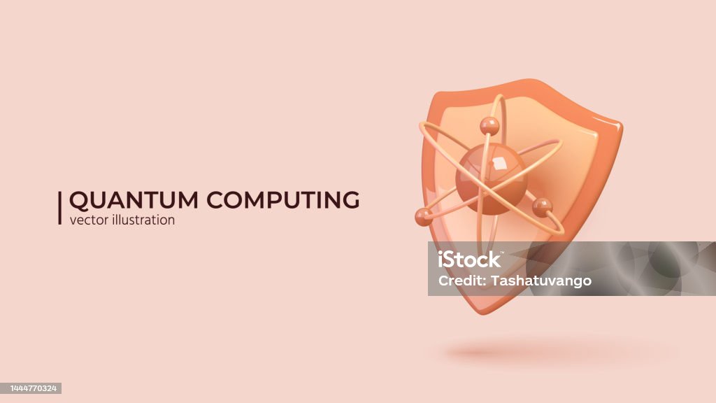 Quantum Computer Cartoonb Quantum Computing Concept Vector Illustration Stock Illustration ...