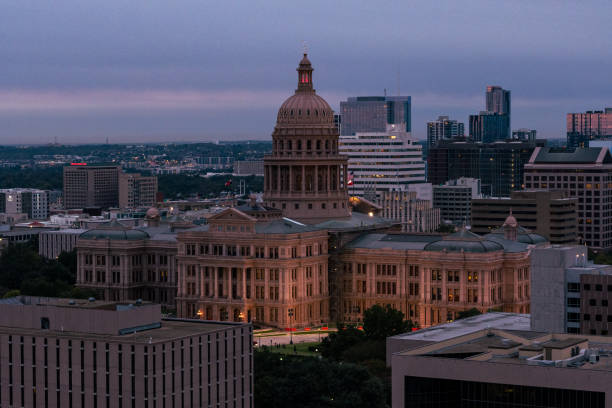istock Rooftop view of downtown Austin 1444774311