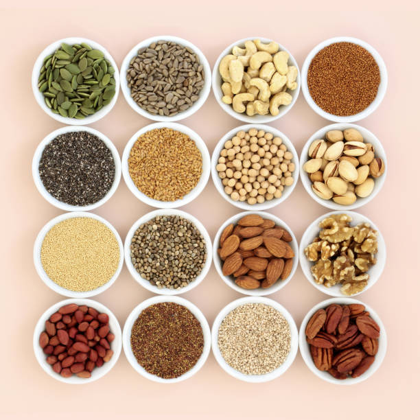istock Plant Based Food High in Healthy Lipids 1444790906