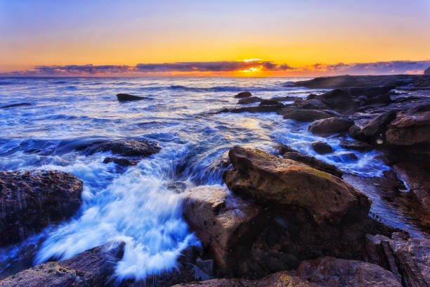 istock Sea Whale rocks sun wave 1444808286