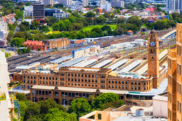 istock Sydney Golburn to Central station tele 1444810054