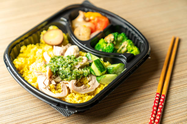 istock Hainanese Chicken Rice Meal Box 1444818549