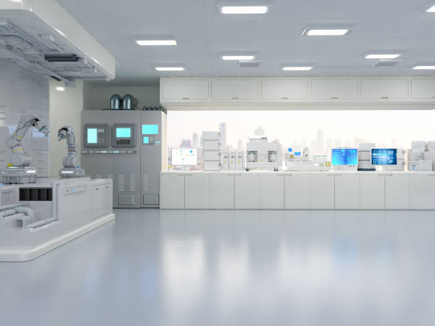 istock White futuristic laboratory interior in semiconductor manufacturing factory 1444835481