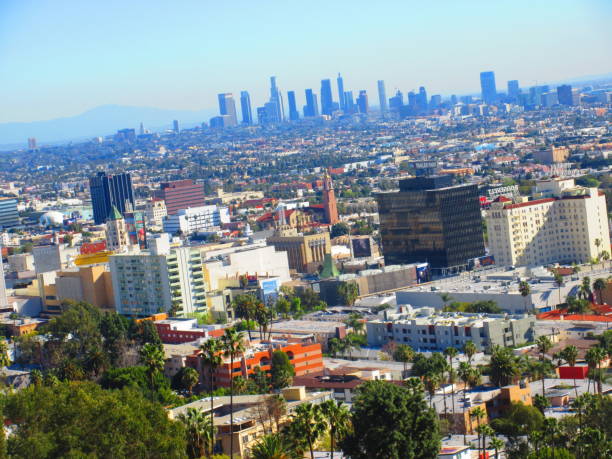 istock Los Angeles Aerial View 1444836079