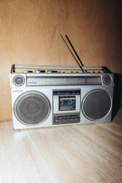 istock Vintage 1980s Boom Box Cassette Player 1444836838
