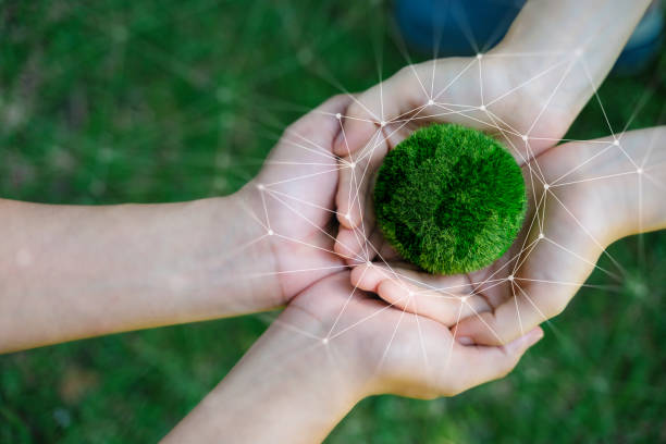 istock Net Zero and Carbon Neutral Concepts Net Zero Emissions Goals Weather neutral long-term strategy. 1444849548