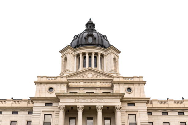 sud dakota state capitol building - south dakota pierre state capitol building usa foto e immagini stock