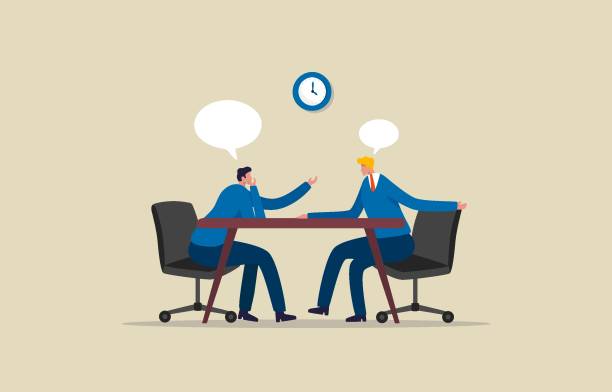 210+ 2 People Meeting Room Stock Illustrations, Royalty-Free Vector