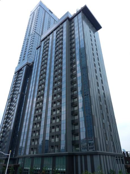 istock Apartment building in Jakarta, Indonesia 1444873505