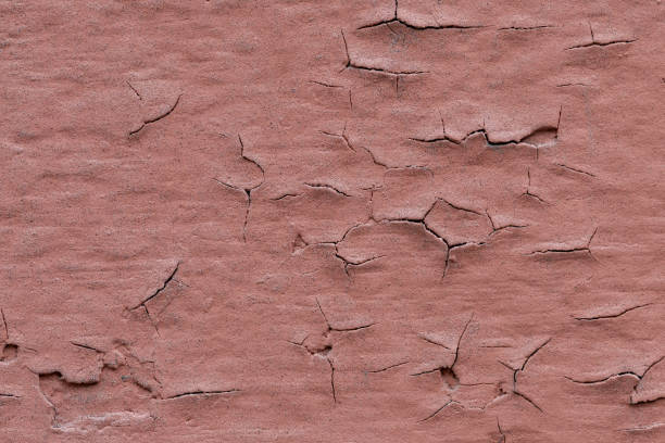 istock Abstract coral painted old wall textured background. 1444876234