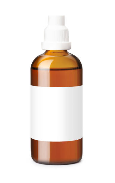 istock Closed medicine bottle close up isolated on white 1444897866