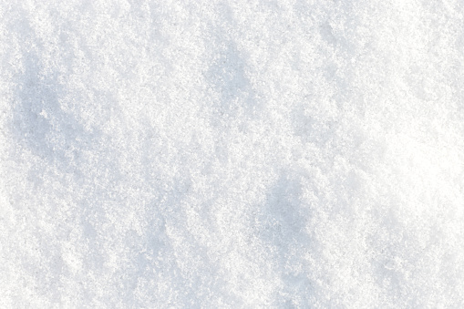 high angle view of snow texture. winter