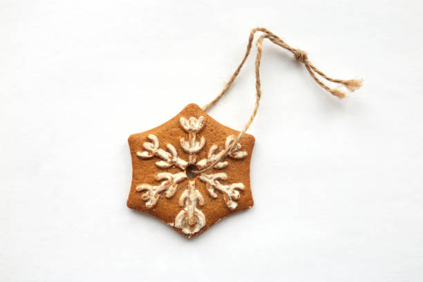 istock Star shaped Christmas gingerbread cookie isolated on white background 1444901465