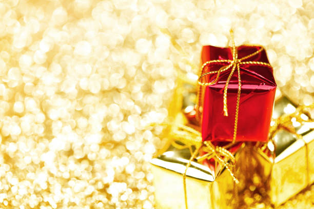 istock Boxes with holiday gifts 1444904927