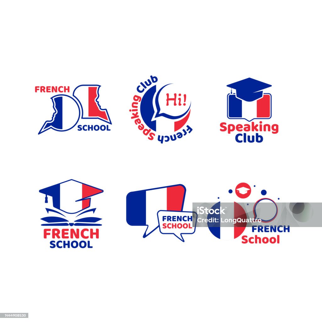 French School Vector French Language School Classes Stock Illustration - Download Image Now ...