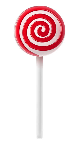 istock Circle christmas curl candy cane. Lollipops circle. Traditional realistic xmas candy and red, white stripes. Santa caramel cane on white background. Vector illustration 1444908533