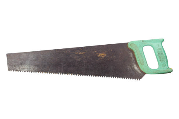 istock wood hand saw, old saw isolated from background 1444909499