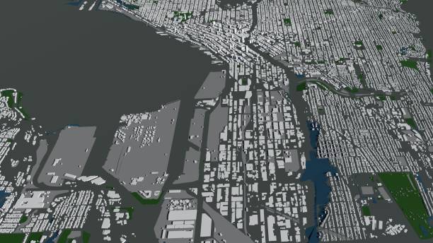 istock 3D illustration of Seattle mass building 1444910751