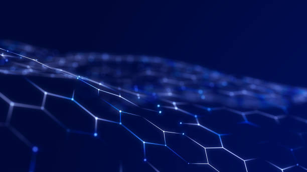 kuvapankkikuvat ja rojaltivapaat kuvat aiheesta honeycomb-verkon konsepti. tiedonsiirto. digitaalinen teknologinen tausta. 3d-hahmonnus - cg