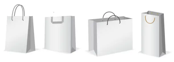 Vector illustration of paper bag 2