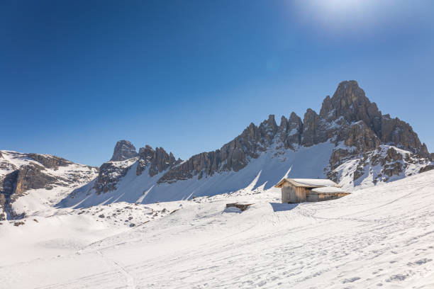 istock Sexten dolomites in a winter day 1444923840