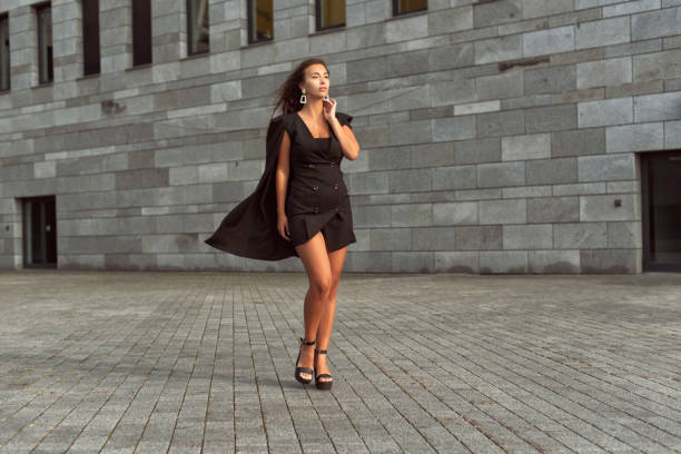Girl dressed in business style