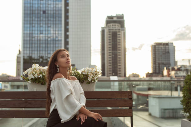 istock Girl dressed in business style 1444925120