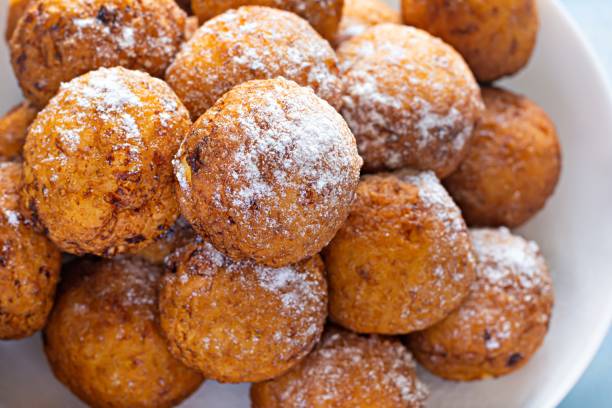 istock Doughnuts. Homemade cakes made from curd balls. Cottage cheese donuts  with powdered sugar. 1444936182