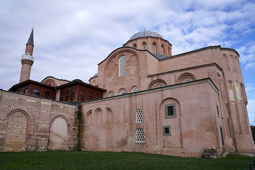 Zeyrek Mosque or Pantokrator Monastery, located in Zeyrek Fatih, Istanbul. It consists of two old Byzantine churches and a chapel and represents the finest example of Middle Byzantine architecture in Istanbul. It is the second largest Byzantine religious structure in Istanbul after Hagia Sophia.