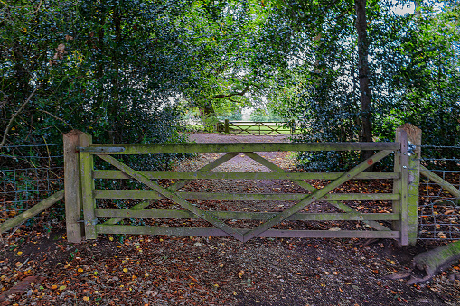 gate fence stile footpath walking countryside rural outdoors