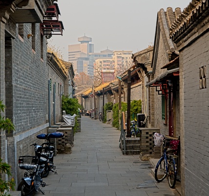 Hutongs in Beijing are residental alleys normally locate very center of city. Oldest hutongs are few hundreds year old.