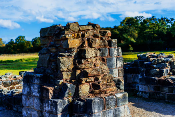 ruins of Bordesley abbey Redditch england uk