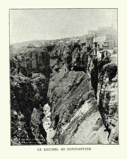istock Le Rhumel at Constantine, Algeria, Victorian 19th Century 1444958693