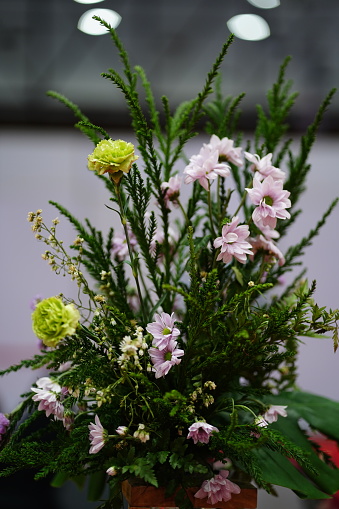 Bouquet flowers in Vases