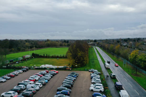 istock High Angle City View on a Rainy and Cloudy Day 1444963385