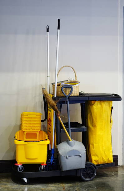 istock Janitorial Cleaning Cart 1444963943