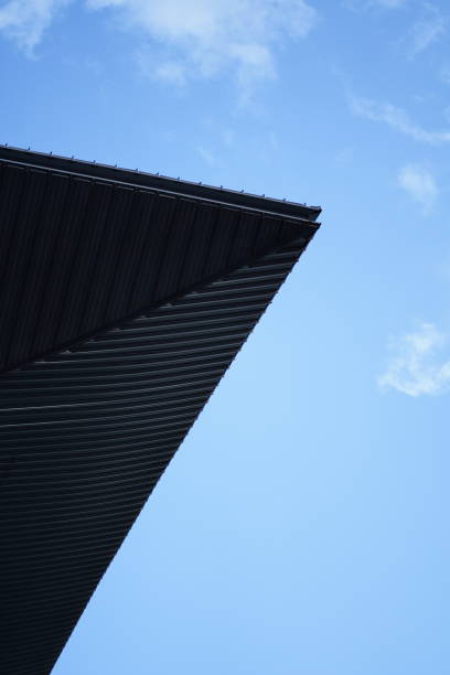 istock Roof shingles on top. 1444964949