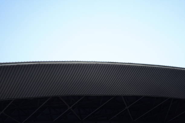 istock Roof shingles on top. 1444965241