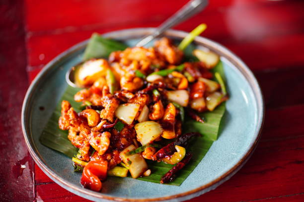 Stir-fried and with Cashew Nuts and egg