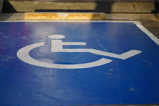 Photo of handicapped parking