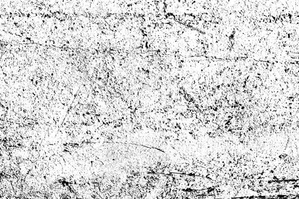 illustrazioni stock, clip art, cartoni animati e icone di tendenza di texture nera angosciata. - affranto